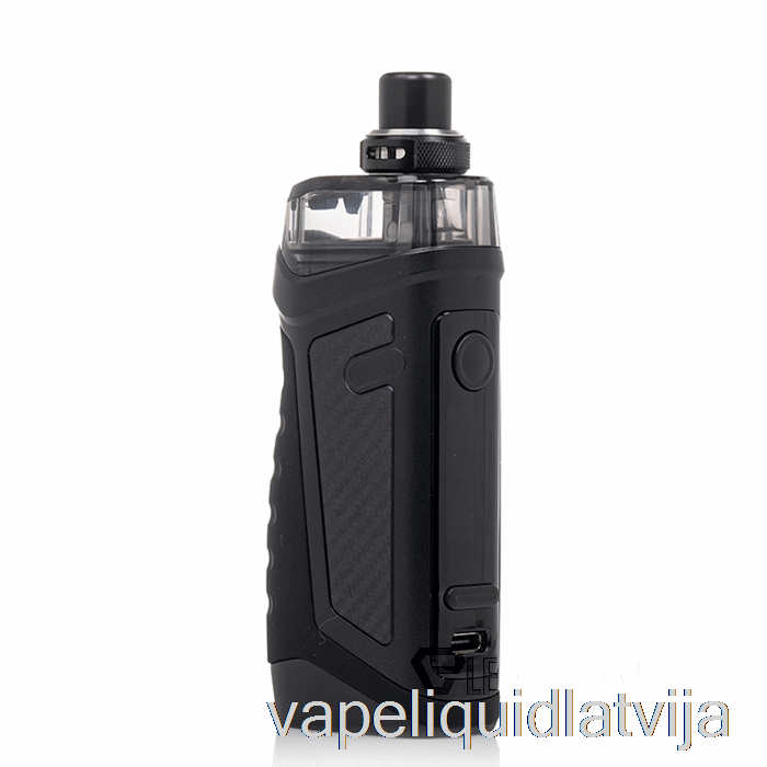 Vandy Vape Jackaroo 18650 Pod Komplekts Oglekļa šķiedras Black Vape šķidrums